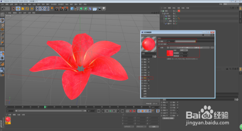 C4D怎么制作花朵开放的动画效果