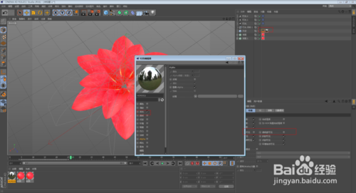 C4D怎么制作花朵开放的动画效果