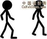 Flash动画制作技巧:小黑人动画效果