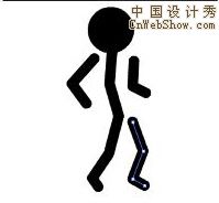 Flash动画制作技巧:小黑人动画效果