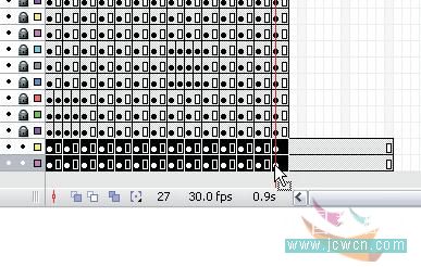 Flash cs3教程:人物行走动画制作技巧,PS教程,思缘教程网
