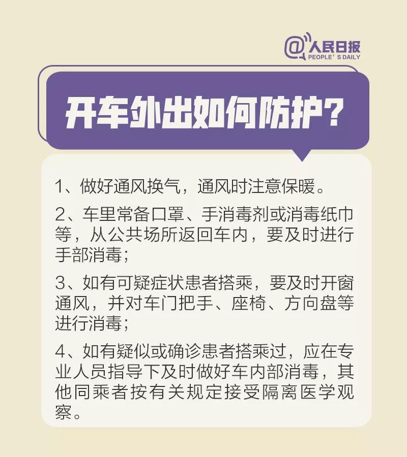 预防新型冠状病毒开车外出如何防护.jpg