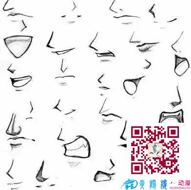 动漫人物眼睛的画法!动漫嘴巴怎么画?