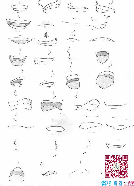 动漫眼睛怎么画动漫人物眼睛的画法动漫嘴巴怎么画动漫人物嘴巴的画法