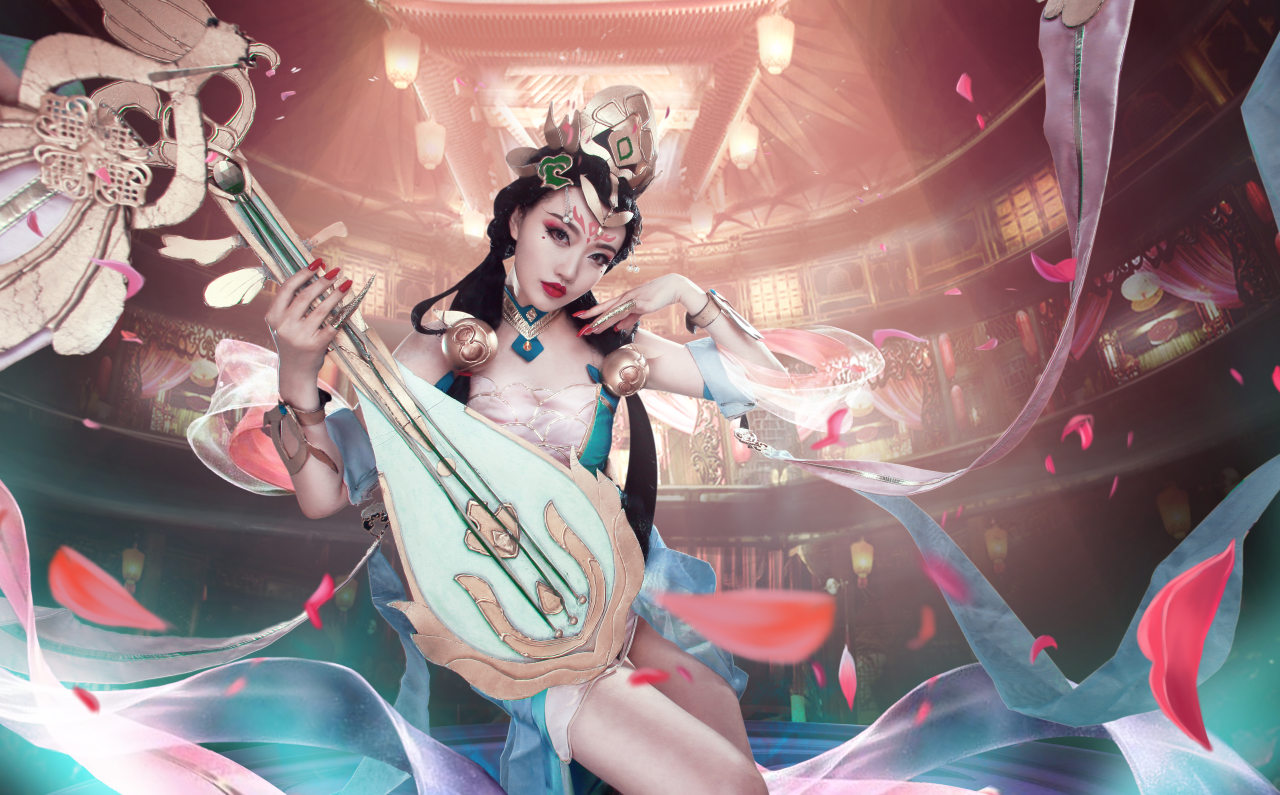 王者荣耀杨玉环cos,cos王者荣耀荆轲 王者荣耀 杨玉环 cosplay