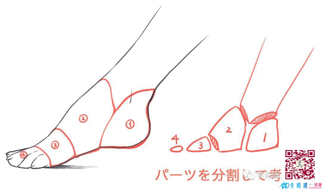 脚怎么画?