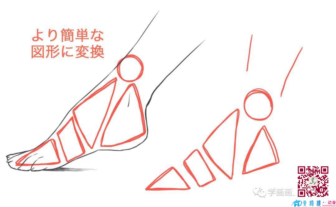 脚怎么画?
