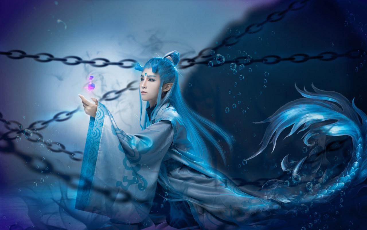 哪吒之魔童降世敖丙cosplay