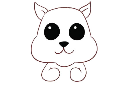 松鼠简笔画图片
