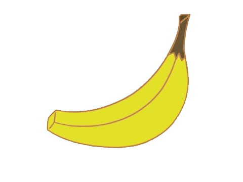 香蕉简笔画怎么画香蕉简笔画步骤教程
