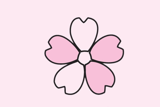 樱花简笔画图片