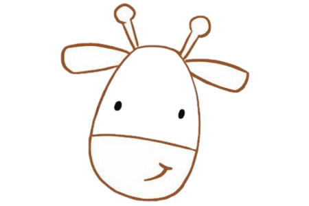 长颈鹿简笔画怎么画长颈鹿简笔画步骤教程