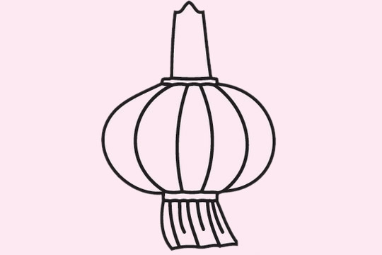 灯笼简笔画步骤教程