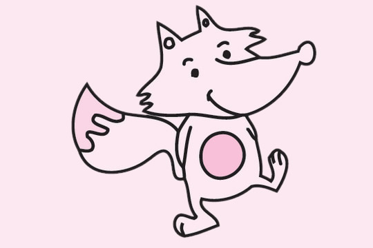 狐狸简笔画图片