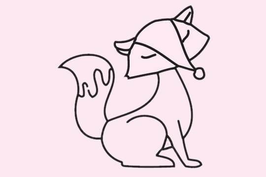 狐狸简笔画图片