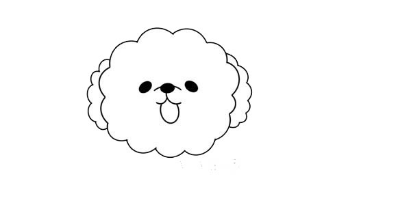 泰迪犬简笔画怎么画泰迪犬简笔画步骤教程