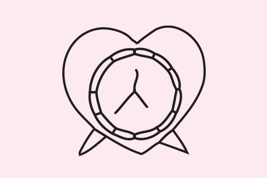闹钟简笔画图片
