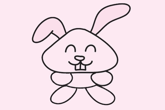 兔子简笔画图片大全作品二