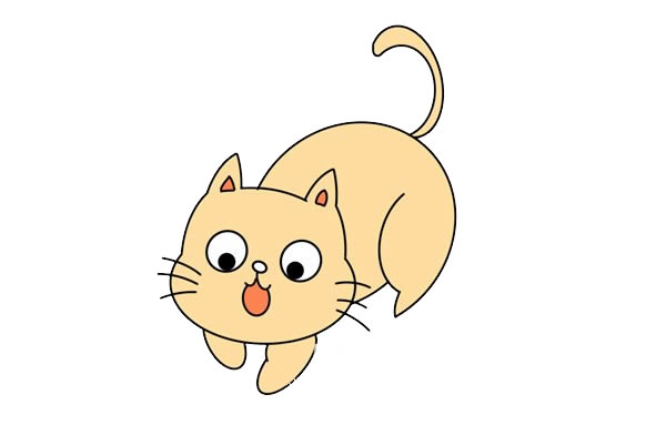小猫简笔画怎么画?小猫简笔画步骤教程