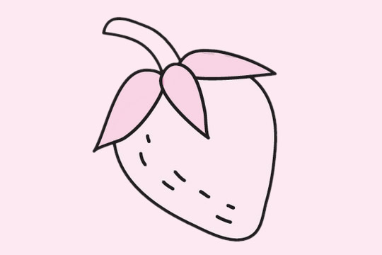 草莓简笔画图片