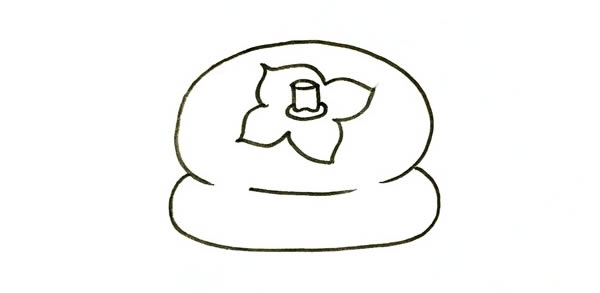 柿子简笔画 柿子简笔画图片_柿子简笔画彩色画法步骤图片