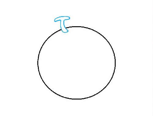 西瓜简笔画 水果西瓜的简笔画步骤图片