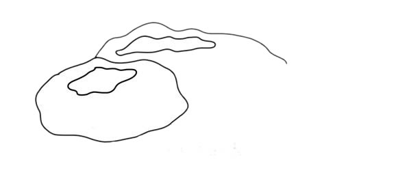 蘑菇简笔画 密环菌简笔画画法步骤图片
