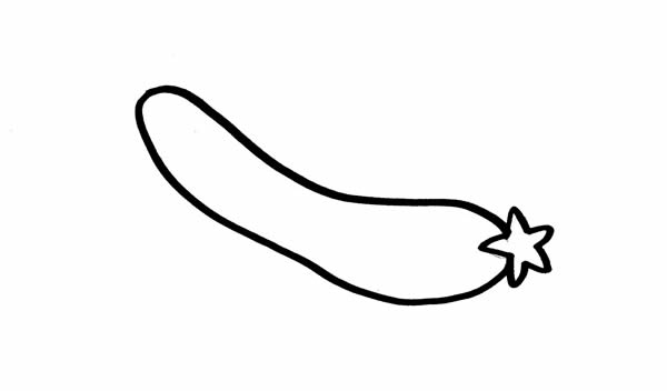丝瓜简笔画 丝瓜简笔画的简单画法_丝瓜怎么画简笔画步骤图片