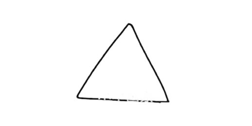 金字塔简笔画 埃及金字塔简笔画手绘涂色