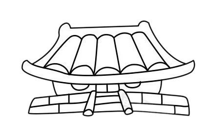 寺庙简笔画 寺庙简笔画图片