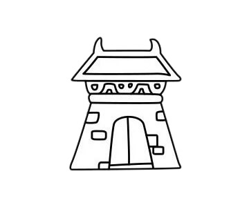 寺庙简笔画 寺庙简笔画图片
