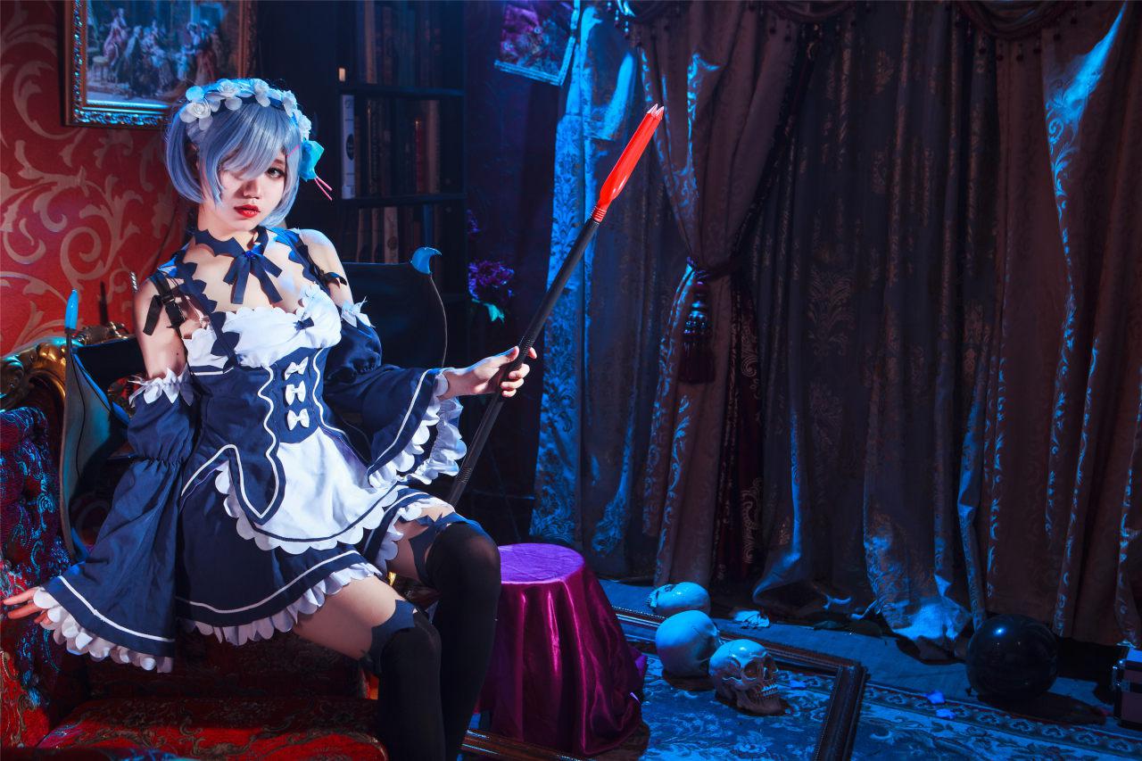 蕾姆同人 cosplay
