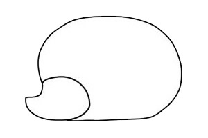 刺猬简笔画怎么画,刺猬简笔画步骤教程 刺猬简笔画图片