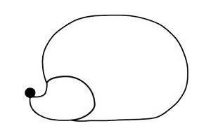 刺猬简笔画怎么画,刺猬简笔画步骤教程 刺猬简笔画图片