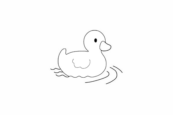 动漫小鸭子简笔画怎么画?鸭子简笔画的画法和步骤 小鸭子简笔画图片