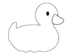 动漫小鸭子简笔画怎么画鸭子简笔画的画法和步骤