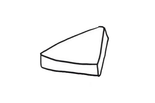 三明治简笔画 三明治简笔画画法步骤图片