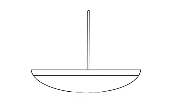 彩色帆船简笔画怎么画,彩色帆船简笔画步骤教程 帆船简笔画画法步骤图片