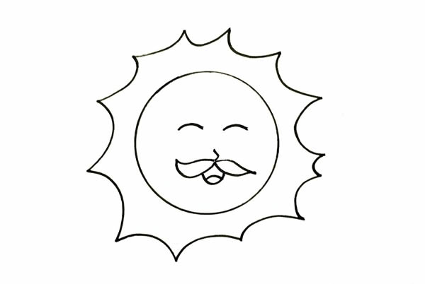 太阳简笔画怎么画,太阳公公简笔画步骤教程 太阳公公简笔画带颜色