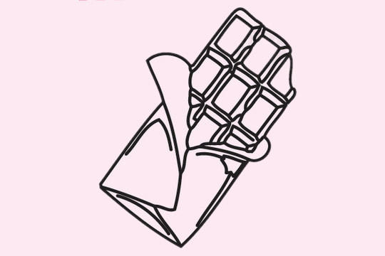 巧克力简笔画怎么画,巧克力简笔画步骤教程 巧克力简笔画图片