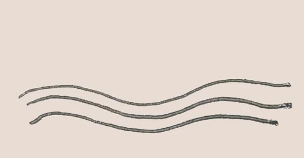 海浪场景简笔画怎么画,海浪简笔画步骤教程 海浪简笔画的画法