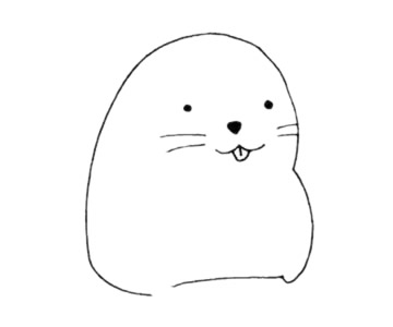 仓鼠简笔画怎么画,仓鼠简笔画步骤教程 仓鼠简笔画图片