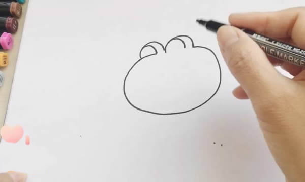 动漫青蛙简笔画怎么画?青蛙简笔画步骤教程 荷叶上的青蛙简笔画画法步骤图片