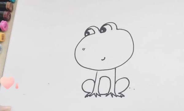 动漫青蛙简笔画怎么画?青蛙简笔画步骤教程 荷叶上的青蛙简笔画画法步骤图片