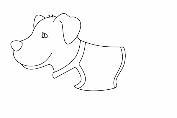 导盲犬简笔画怎么画,导盲犬简笔画步骤教程 导盲犬简笔画怎么画简单又好看