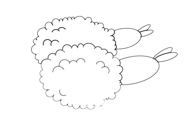 炸虾球简笔画怎么画,炸虾球简笔画步骤教程 炸虾球简笔画画法步骤图片