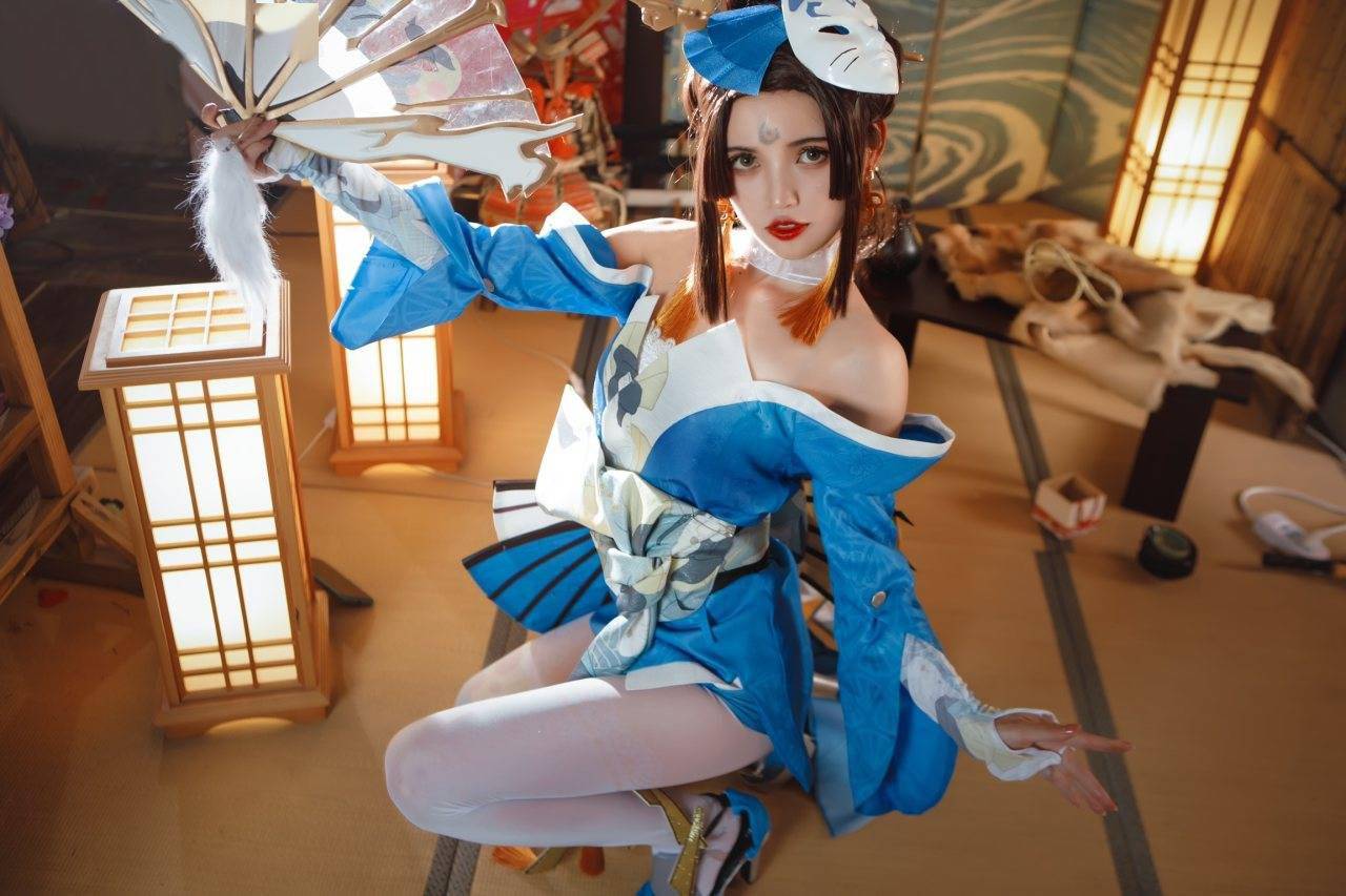 不知火舞魅语COs,虞姬cos 云霓雀翎 cosplay 王者荣耀不知火舞魅语