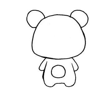 手绘考拉怎么画,手绘画考拉的画法步骤教程 考拉简笔画图片