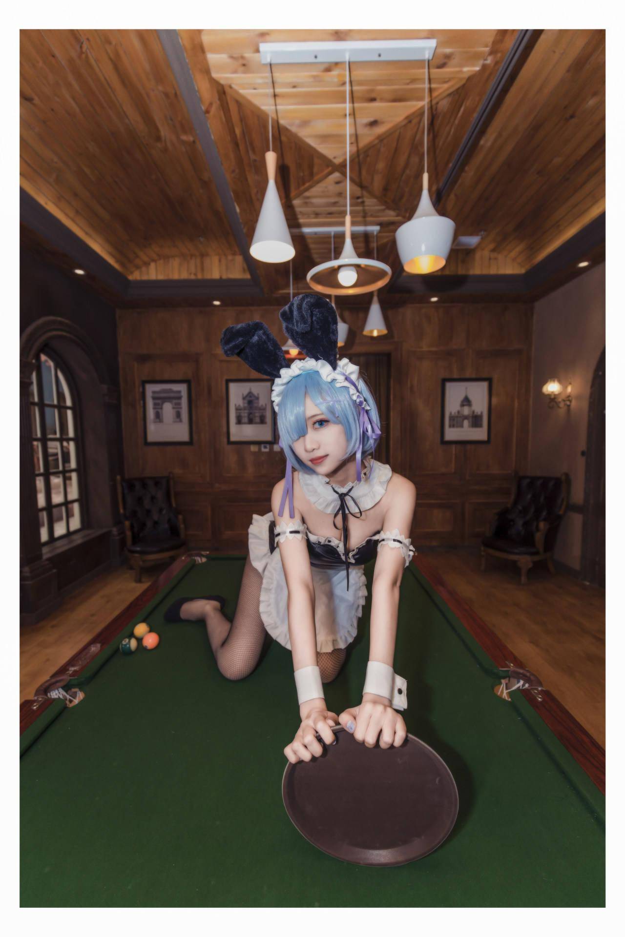 cosplay蕾姆兔女郎在线翻牌