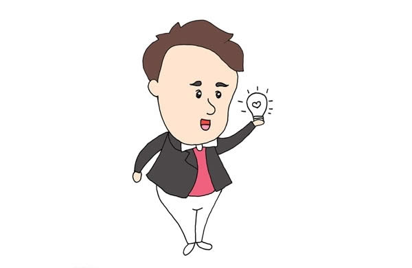 手绘爱迪生发明电灯怎么画,手绘画爱迪生发明电灯的画法步骤教程 爱迪生发明电灯简笔画